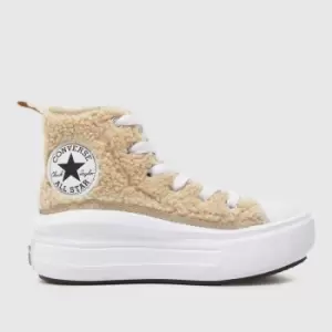 image of Converse beige all star hi move Junior Trainers