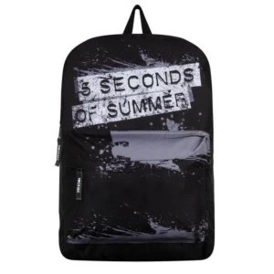 image of 5 Seconds Of Summer - Splatter Logo Classic Rucksack