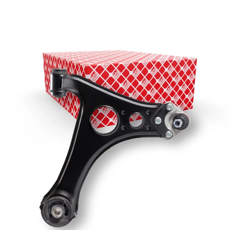 Image of FEBI BILSTEIN 15563 Suspension arm Control Arm, Sheet Steel, Left, with ball joint, with lock nut Sheet Steel Track Control Arm (273)