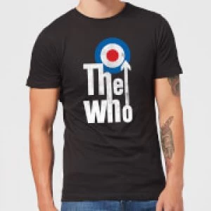 image of The Who Target Logo Mens T-Shirt - Black