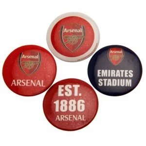 image of Arsenal FC Button Badge Set