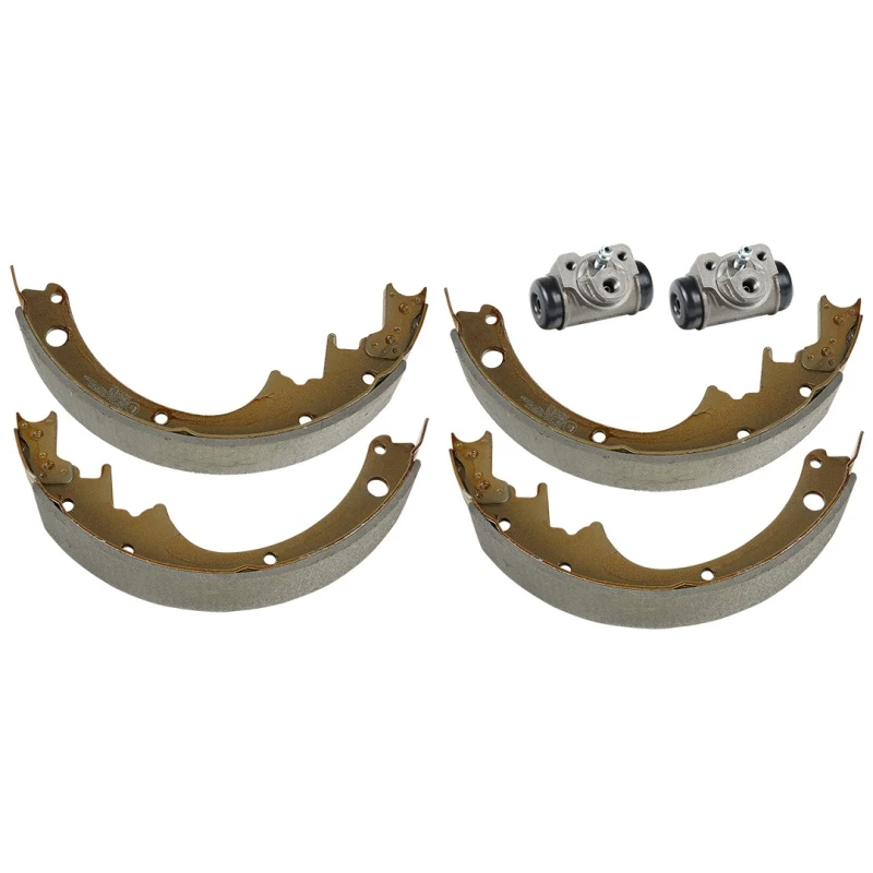 Image of RIDEX 70B0389 Brake Shoes Rear Axle, Ø: 270mm, with wheel brake cylinder Brake Shoe Set (70)