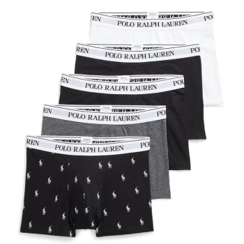 Image of Polo Ralph Lauren 5 Pack Trunks - Black