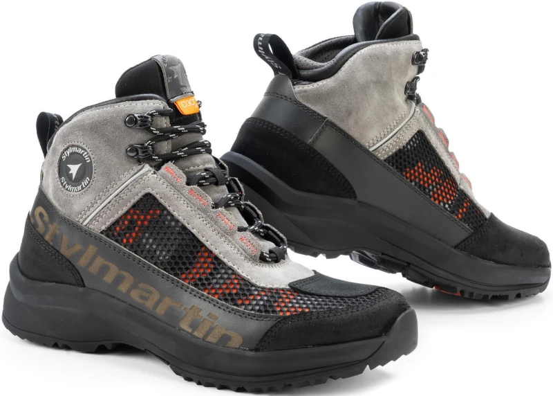 Image of Stylmartin Vertigo Air Motorcycle Shoes Grey Camo Size 44