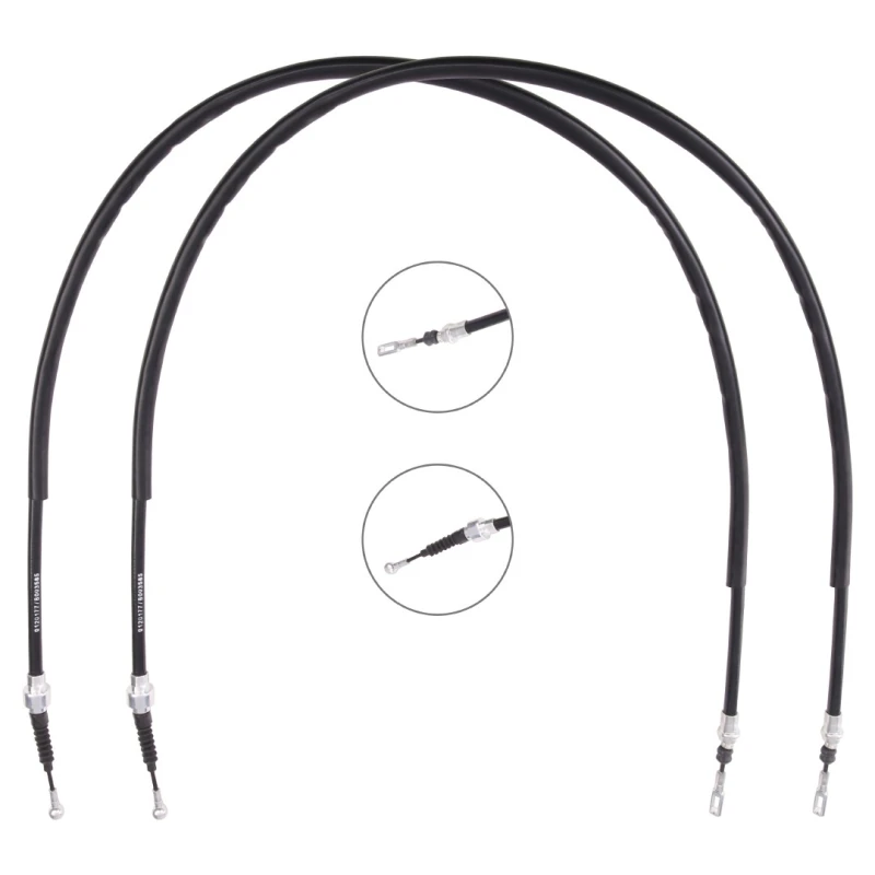 Image of RIDEX 124C1158 Brake Cable Right, 1320/1156mm Cable,parking brake (124)