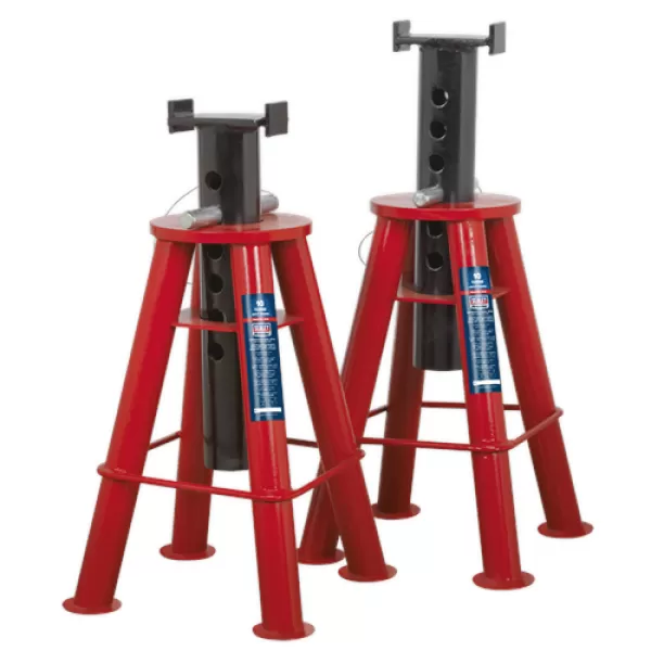 Image of Sealey AS10 Axle Stands (Pair) 10tonne Capacity per Stand
