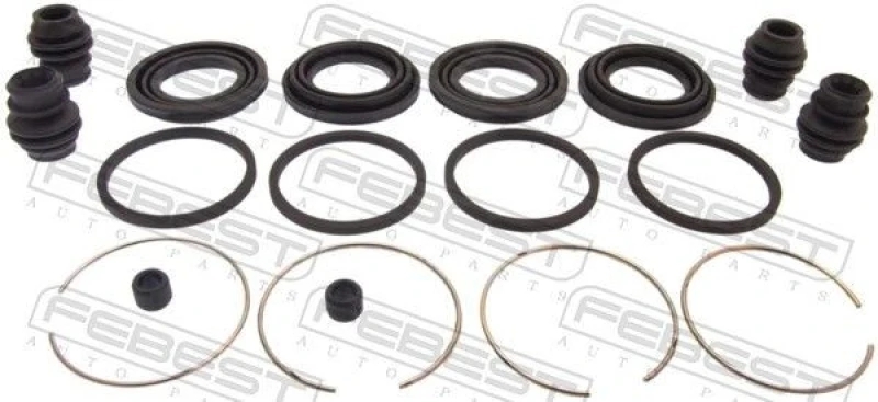 Image of FEBEST 0875-B12F Brake Caliper Repair Kit Front Axle Repair Kit,brake caliper (405)