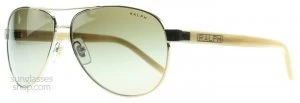 image of Ralph RA4004 Sunglasses Gold / Ivory 101-13 59mm