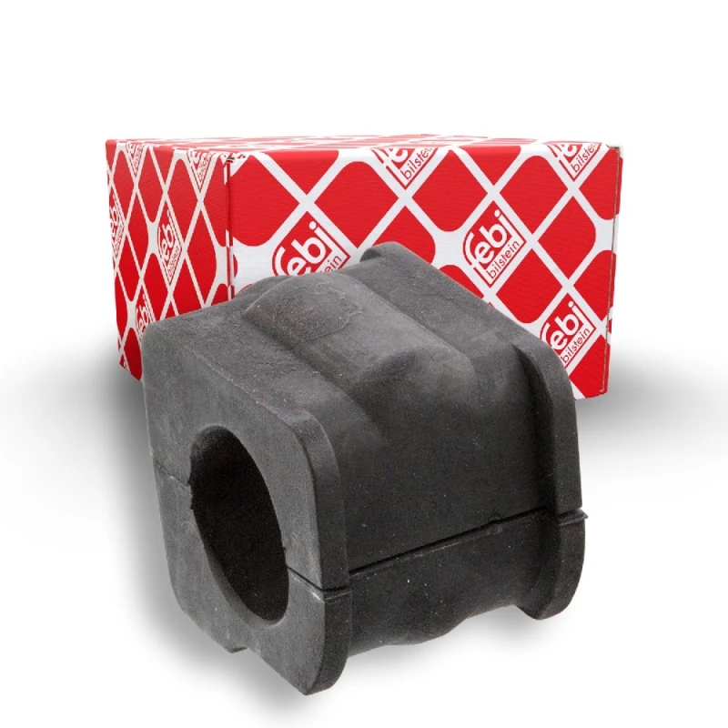 Image of FEBI BILSTEIN 15982 Stabilizer Bushes Front Axle Left, Rubber Rubber Anti-roll Bar Bush Kit (1334)