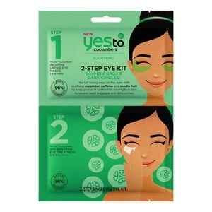 Image of Yes To Cucumbers 2-Step Buh Bye Bags and Dark Circles Eye Kit