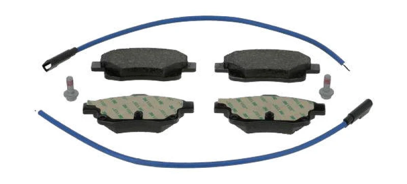 Image of JURID 573277J Brake pad set incl. wear warning contact, with accessories Brake Pad Set,disc brake (402)