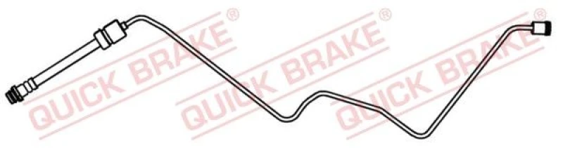 Image of QUICK BRAKE Brake hose QUICK BRAKE 96.015