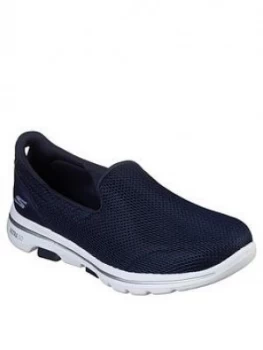 image of Skechers Go Walk 5 Athletic Air Mesh Slip On - Navy