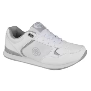 Image of Dek Womens/Ladies Kitty Lace Up Trainer-Style Bowls Shoes (5 UK) (White)