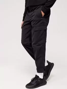 Image of BOSS Sisla Cargo Trousers - Black, Size 46=Uk30In, Inside Leg Regular, Men