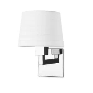 image of Bali 1 Light Indoor Wall Light Chrome, E27