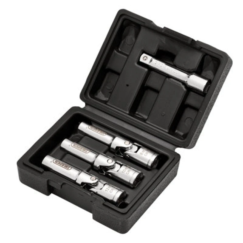 Image of Draper 4 Piece 3/8" Drive Glow Plug Socket Set 13605 Drive: 3/8"