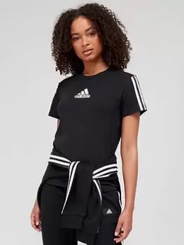 Image of adidas Technical Cotton T-Shirt - Black Size M Women
