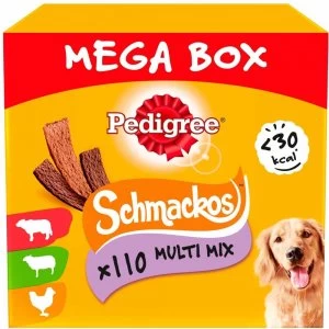 Pedigree Schmackos Adult Dog Treats Meaty Multi Mix 790g