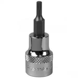 Image of Sealey SBS001 Spline Socket Bit M3 3/8"Sq Drive