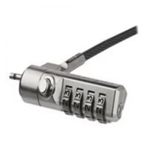 image of StarTech.com Laptop Cable Lock, Swivel Hinge - 4-Digit Combination Lock