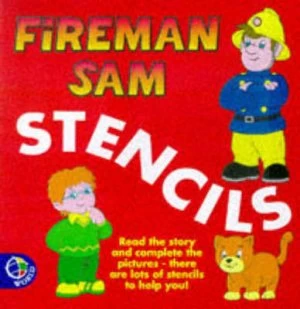 Image of Fireman Sam Stencil Book Paperback
