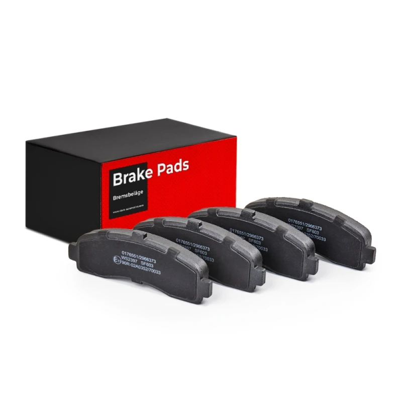 Image of STARK SKBP-0010190 Brake pad set Front Axle, without integrated wear sensor Brake Pad Set,disc brake (402)