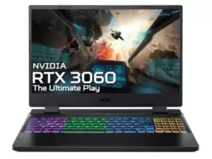 Image of Acer Nitro 5 AN515-58 Gaming Laptop, Intel Core i7-12700H 4.7GHz, 16GB Ram, 512GB PCIe SSD, Nvidia GeForce RTX 3060 6GB, 15.6" Full HD IPS 144Hz