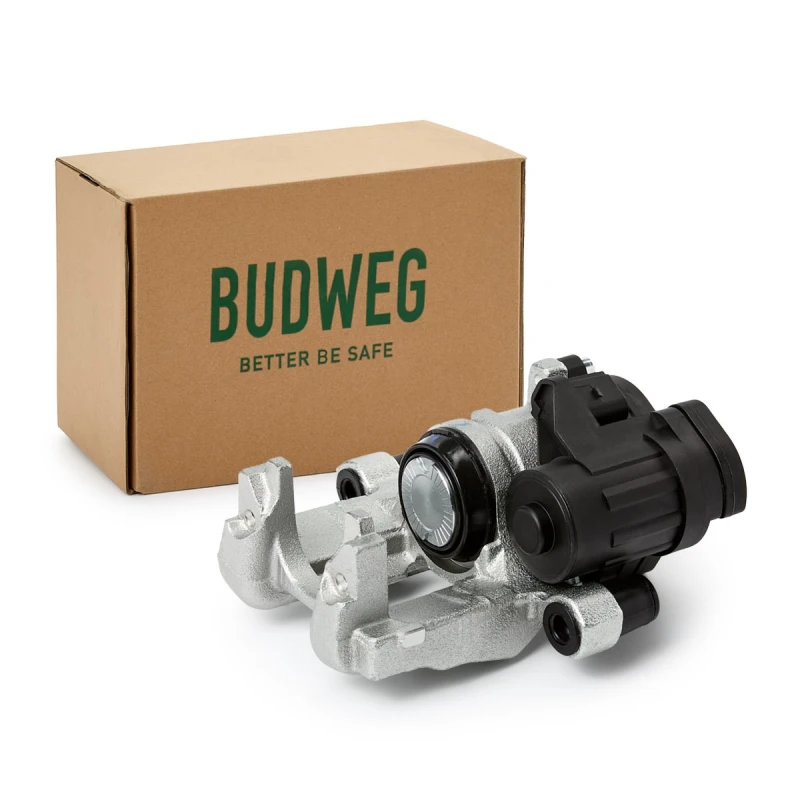 Image of BUDWEG CALIPER 344839 Brake caliper Rear Axle Right, with electric motor Brake Caliper (78)