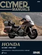 Image of clymer honda gl1200 1984 1987 maintenance troubleshooting repair