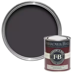 Image of Farrow & Ball Estate Eggshell Paint Paean Black - 750ml