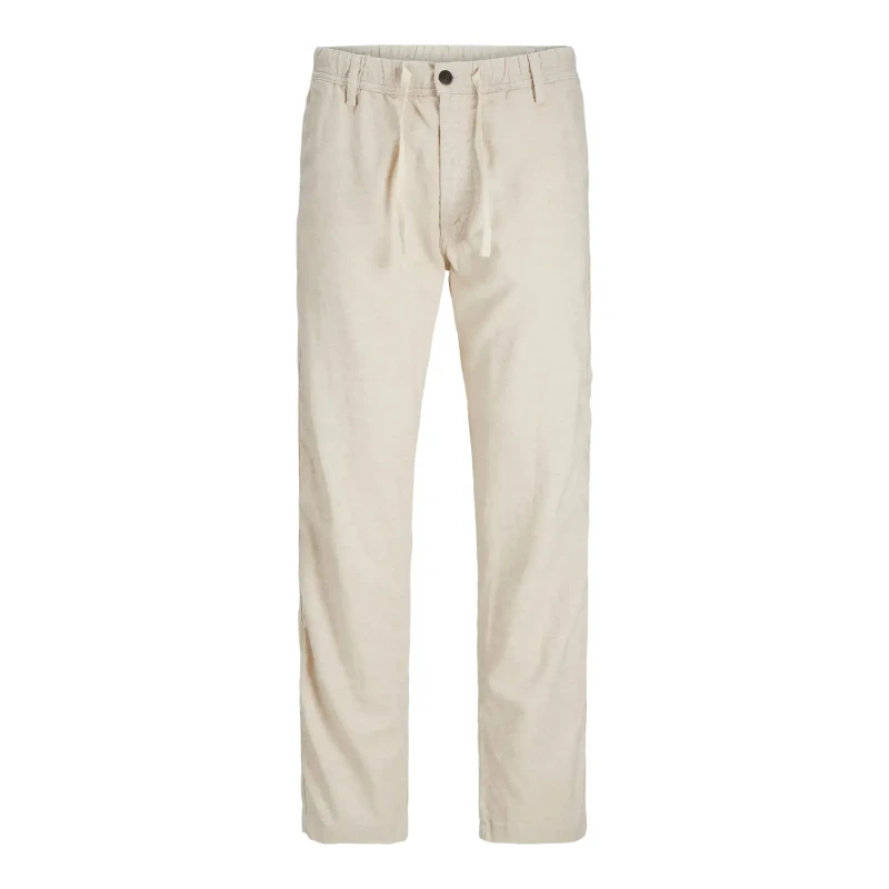 Image of Jack & Jones JPSTKANE HYBRID BONDI JOGGER mens Straight trousers in Beige