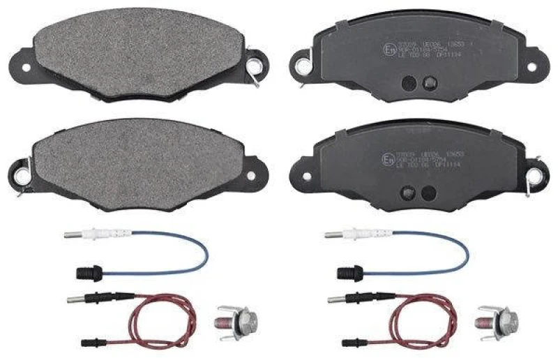 Image of A.B.S. 37039 Brake pad set incl. wear warning contact Brake Pad Set,disc brake (402)