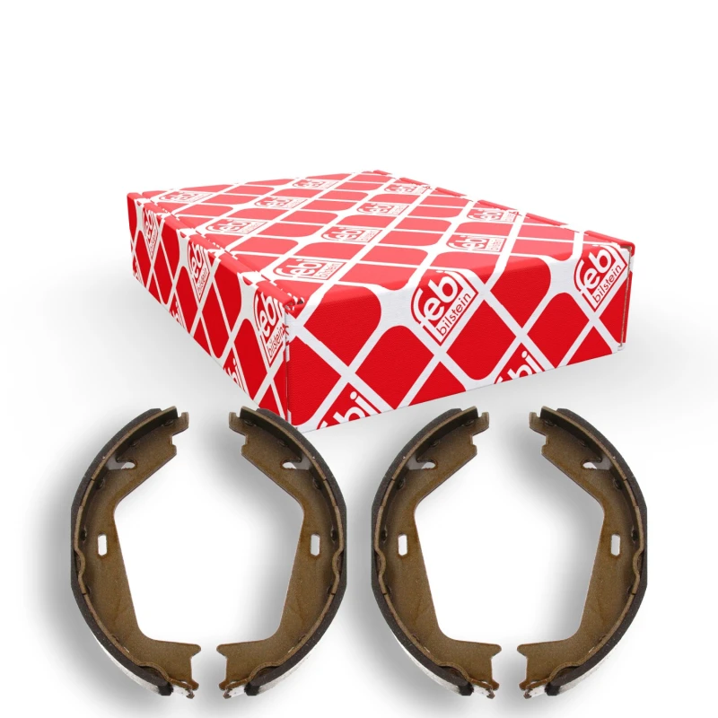 Image of FEBI BILSTEIN 34255 Handbrake Shoes Rear Axle Brake Shoe Set,parking brake (1419)