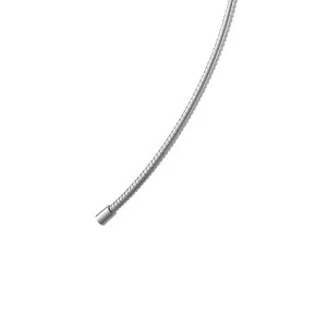 image of Wickes Double Interlock Shower Hose - Chrome 1.5m