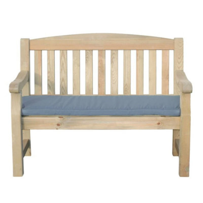 Image of Zest Emily Bench 2 Seater (4ft) Seat Pad - Dark Grey 16372