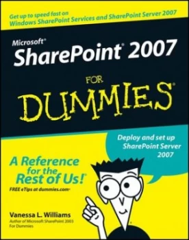 Image of Microsoft Sharepoint 2007 for Dummies by Vanessa L. Williams Book