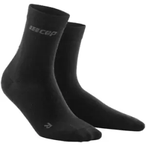 image of Cep Allday Recovery Mens Mid Cut Socks - Black