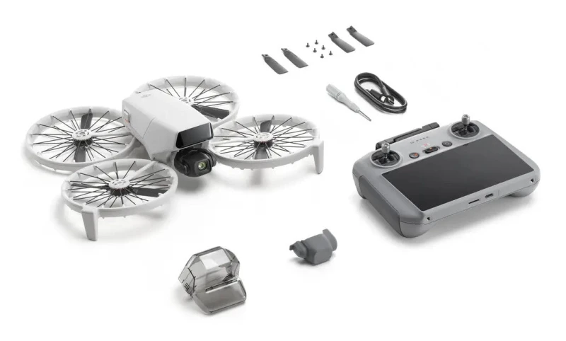 Image of DJI DJI Flip ( RC 2) 4 rotors Quadcopter 48 MP 3840 x 2160 pixels 3110 mAh Black, White CP.FP.00000180.01