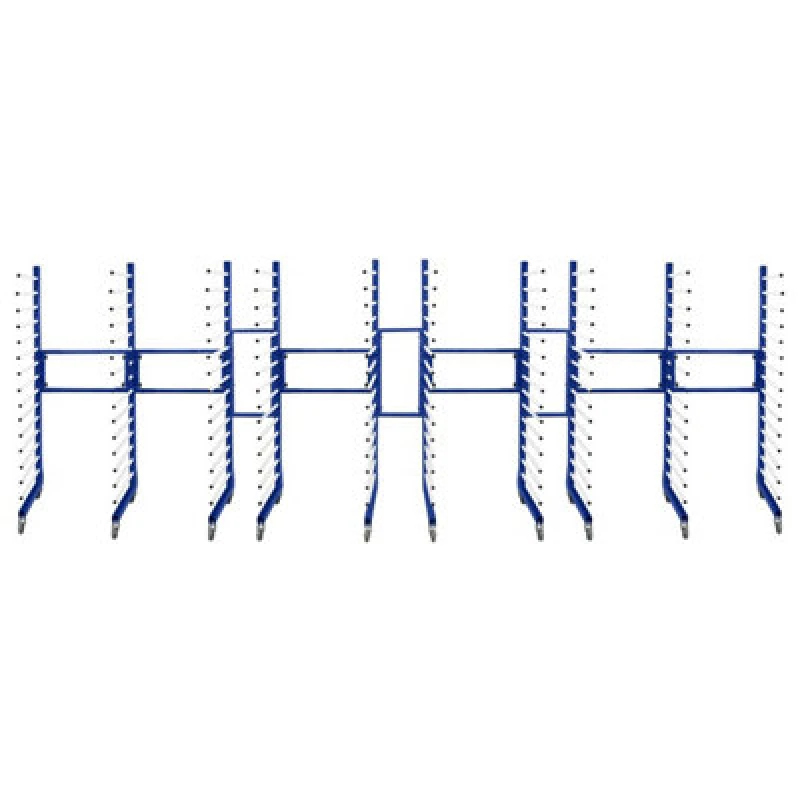 Image of Monster Racking Combi Spray Drying Rack Trolley x 5 & 4 Connectors Blue unisex