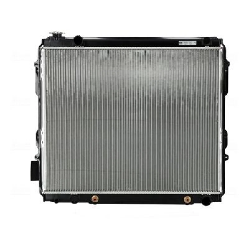 Image of NISSENS 607318 Engine radiator Aluminium, Brazed cooling fins, with frame, without gasket/seal Radiator,engine cooling (470)