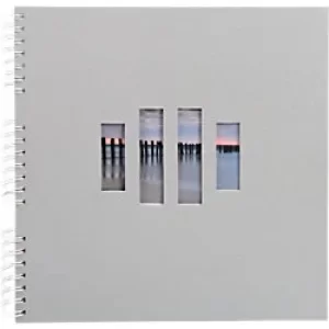 Image of Exacompta Traditional Photo Albums ZEN, 32x32cm, Pearl Grey, Pack of 1