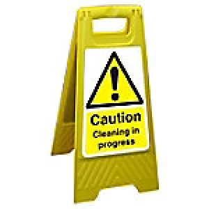 Image of Floor Sign Cleaning In Progress Polypropylene 60 x 30 cm
