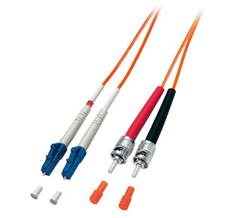 Image of Equip LC/ST 50/125μm 5.0m InfiniBand/fibre optic cable 5m Orange