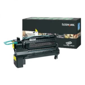 image of Lexmark 24B6021 Yellow Laser Toner Ink Cartridge