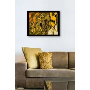 Image of SC0543 Multicolor Decorative Framed MDF Painting