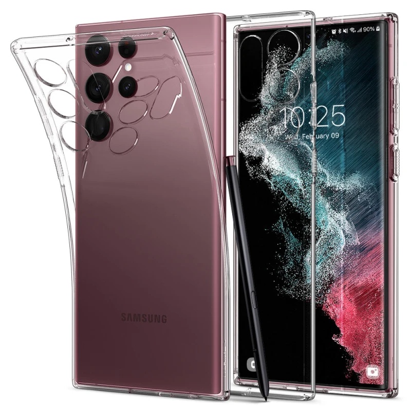 Image of Spigen Liquid Crystal mobile phone case 17.3cm (6.8") Cover Tran