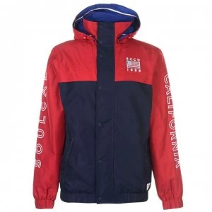 Image of SoulCal Cut and Sew Jacket - Navy/Red