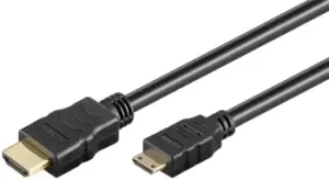 Image of Goobay HDMI High Speed Cable with Ethernet (Mini), 3 m, Black