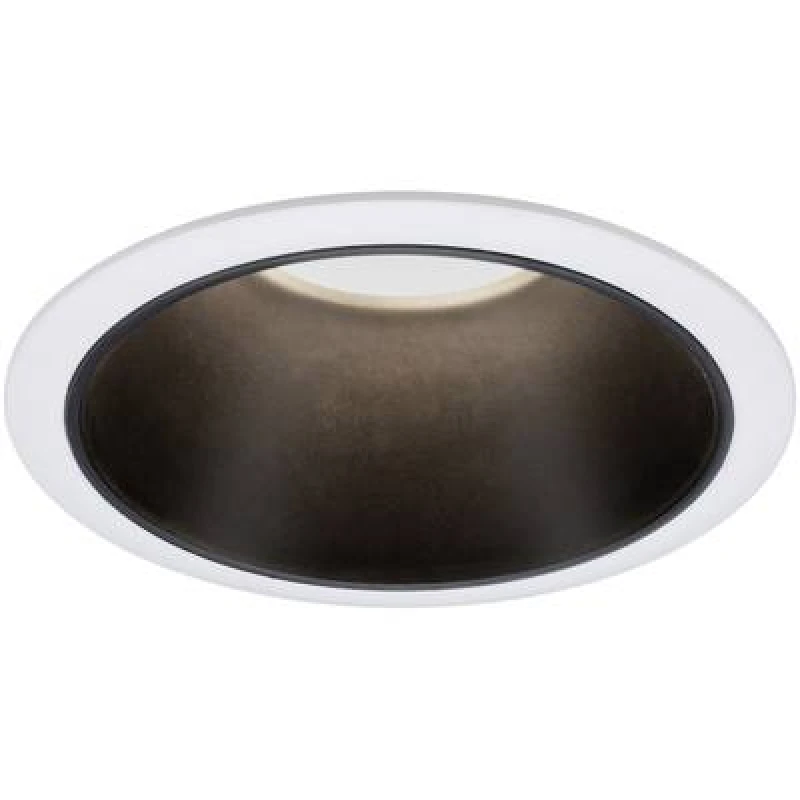 Image of Paulmann Paulmann 93401 Cole Coin Flush mount light LED (monochrome) 6 W White, Black 93401